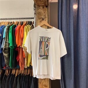 Vintage Nike Air graphic white T-shirt